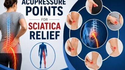 Acupressure points for sciatica relief and sciatic nerve pain