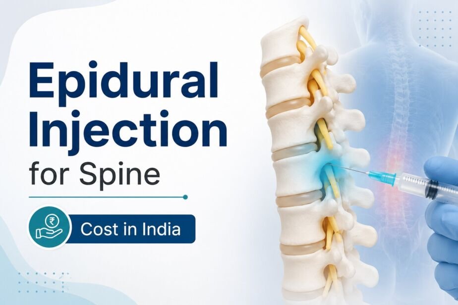 Epidural injection for spine pain treatment and cost in India